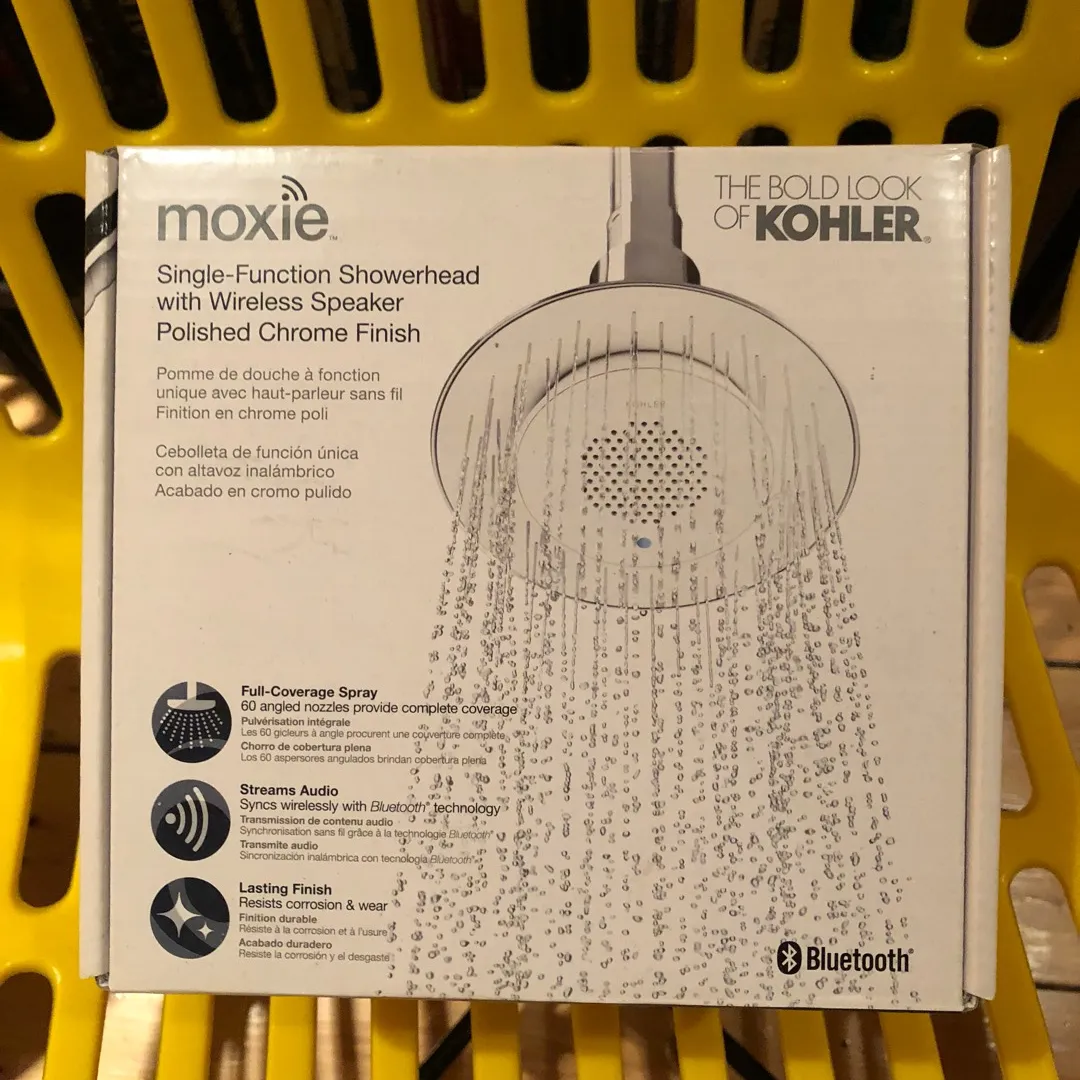 Kohler Moxie Bluetooth Chrome Showerhead photo 1