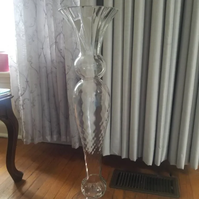 Large Glass Vase photo 1