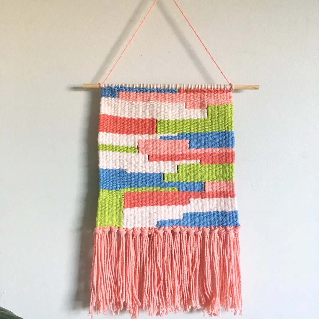 Woven wall hanging photo 1