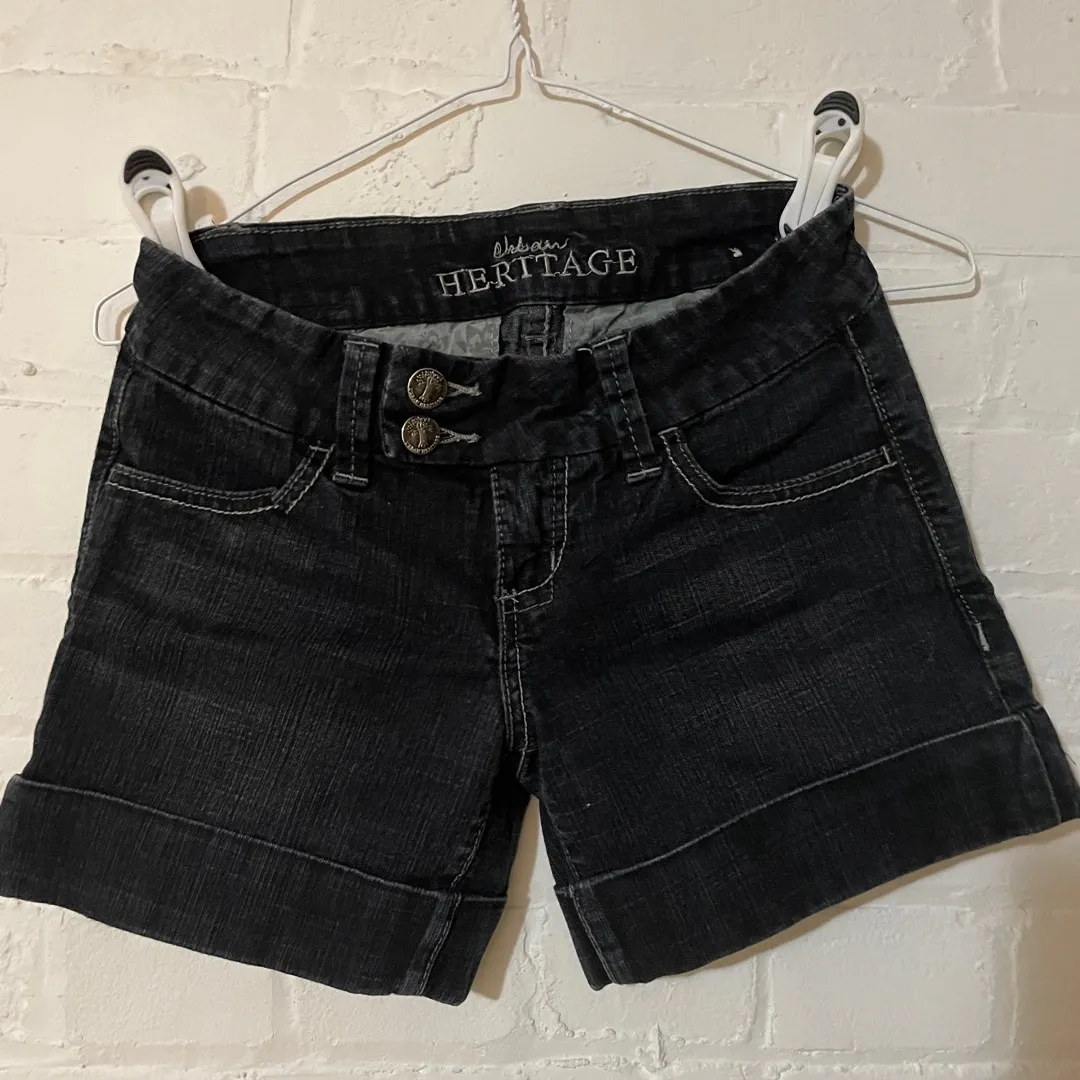 Black Jean Shorts - Heritage- 1 photo 1
