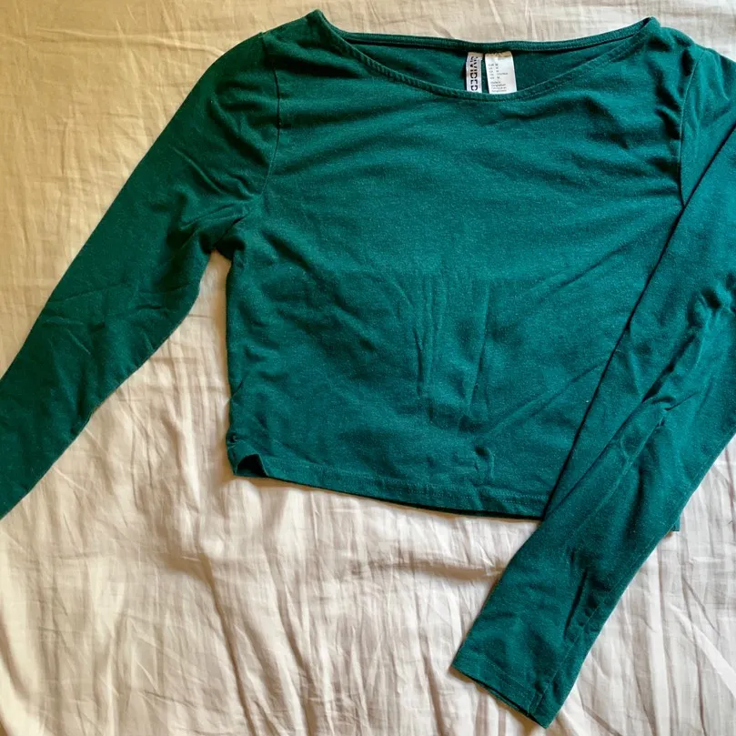 H&M Cropped Long Sleeve Top photo 1