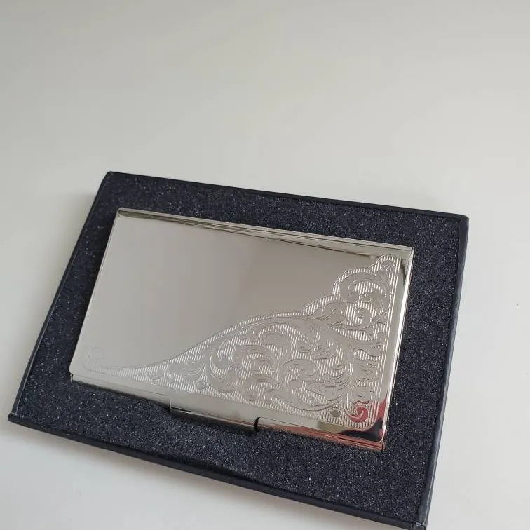 New Engraved Business Card Holder photo 1