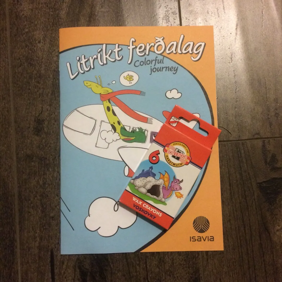 Icelandic Colouring Book And Crayons photo 1