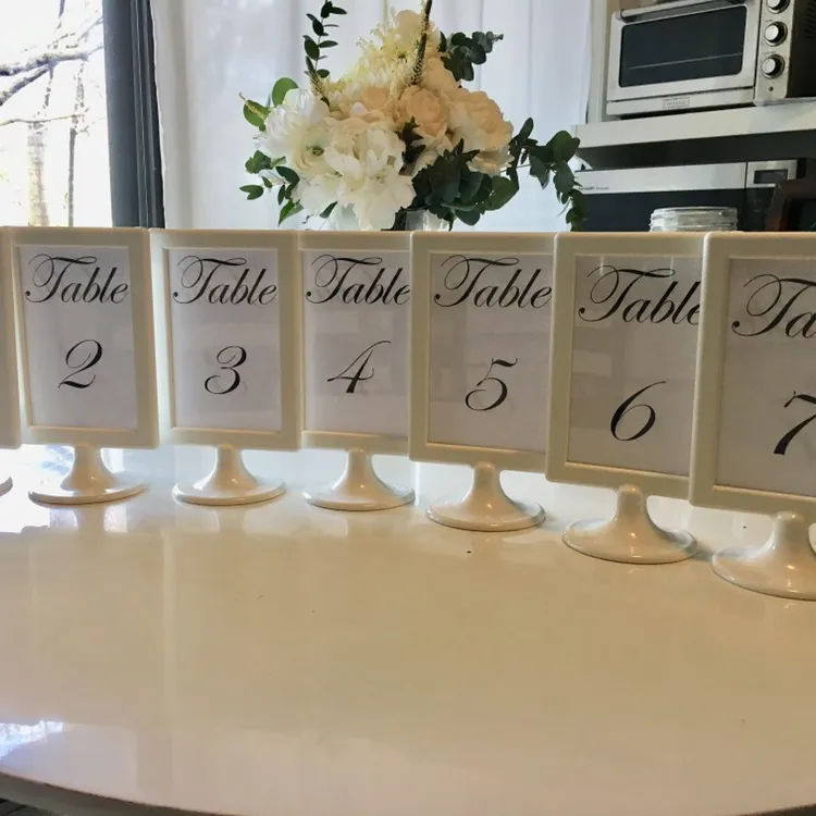 Table Numbers / IKEA Picture Frames photo 1