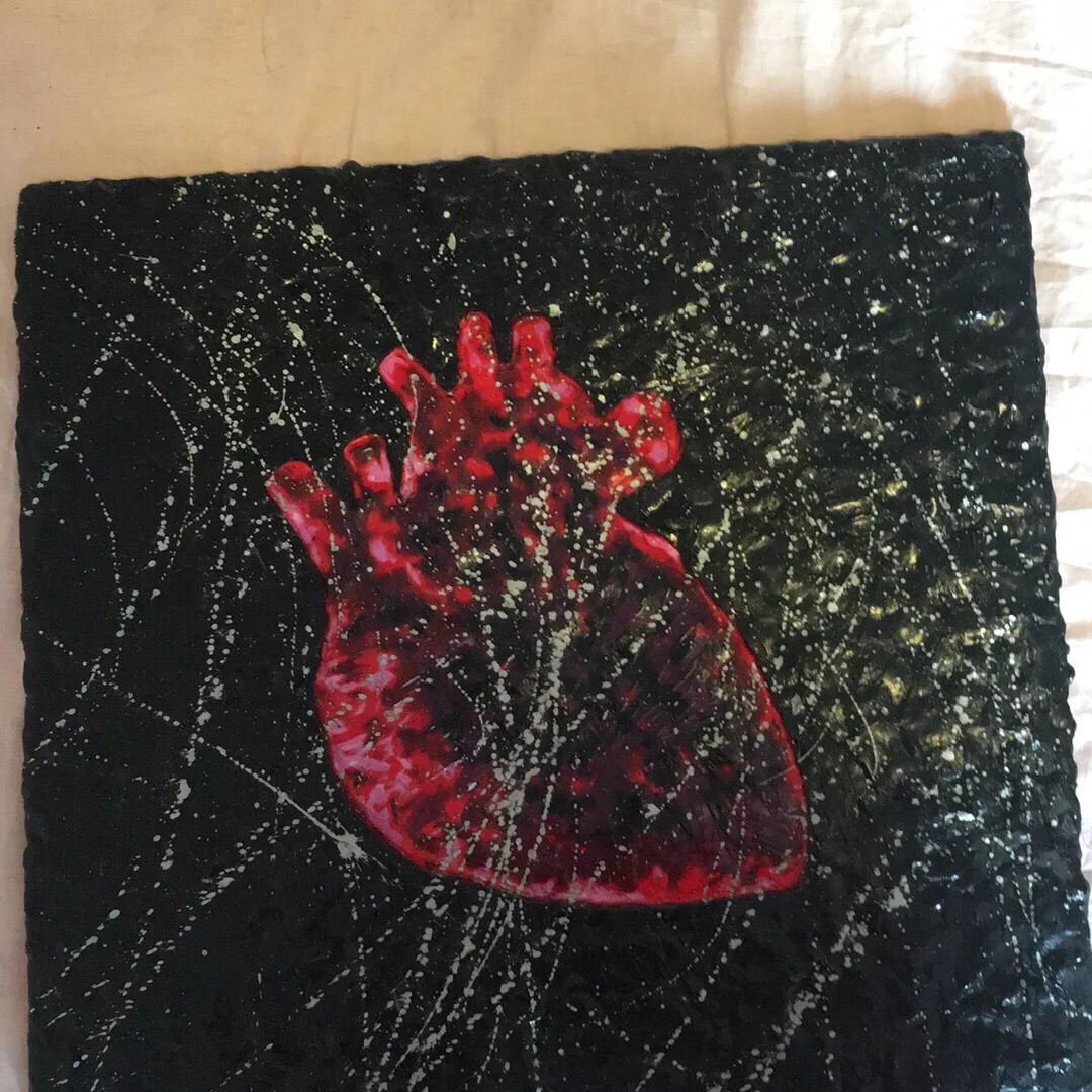 Anatomical Heart Painting photo 1