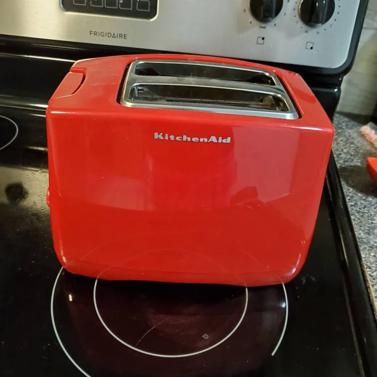 Red KitchenAid Toaster photo 1