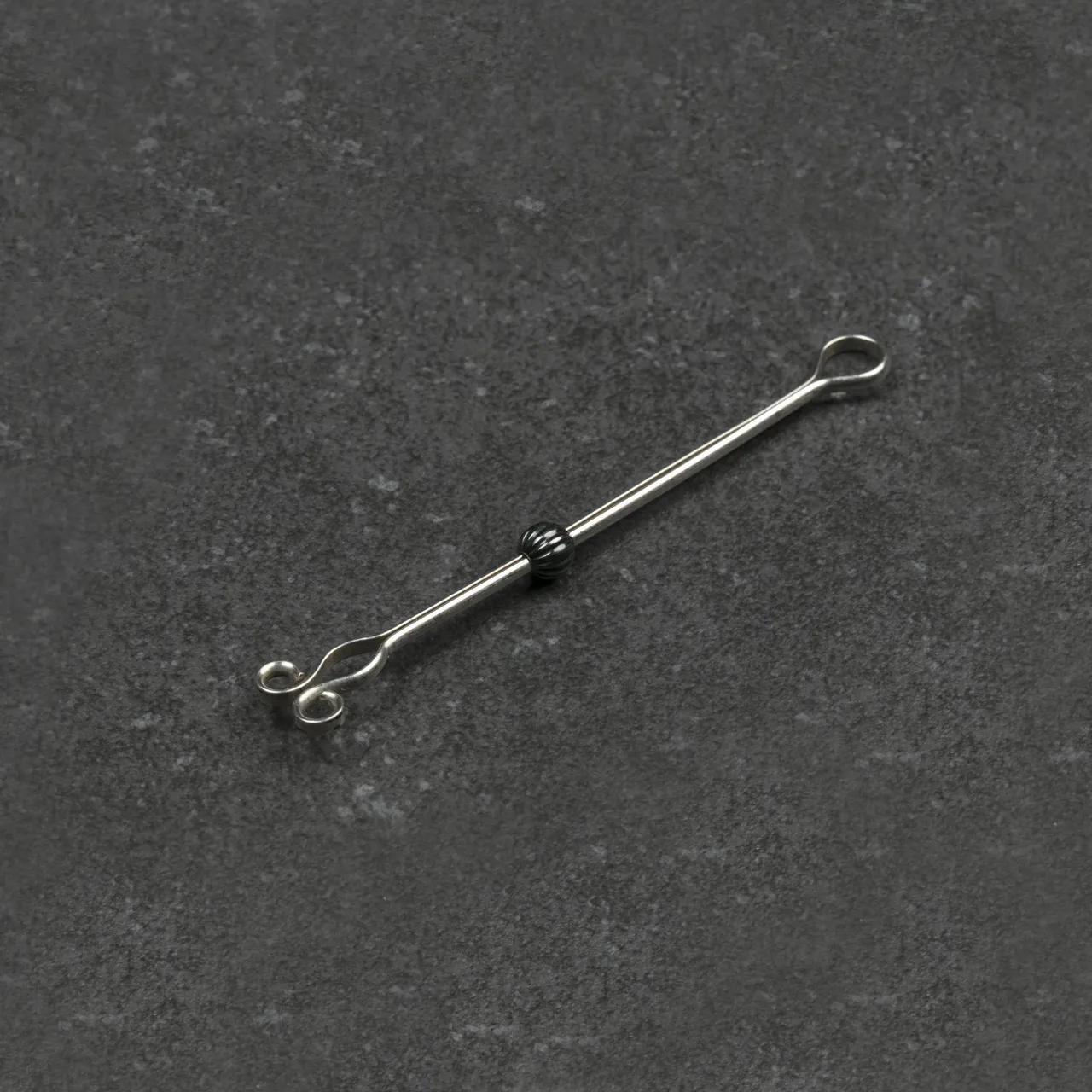 The Epicure - Artisanal Handmade Silver Roach Clip photo 1