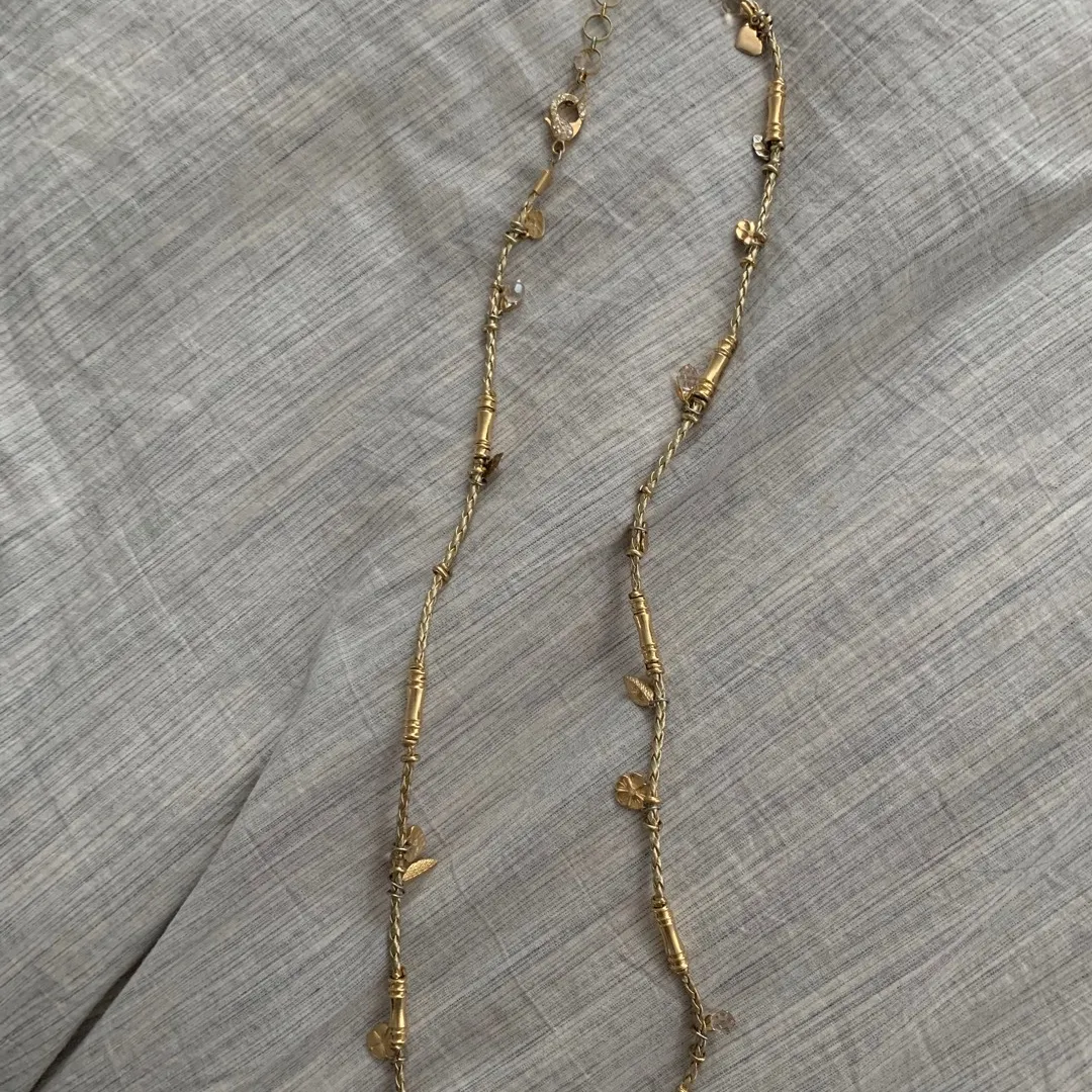 Fancy Long Metal Necklace photo 1