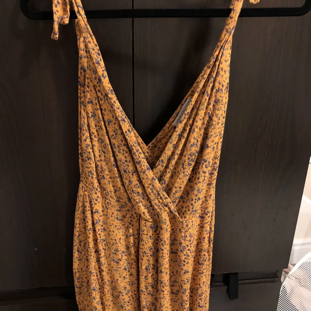 UO Yellow Romper with Flowers photo 1