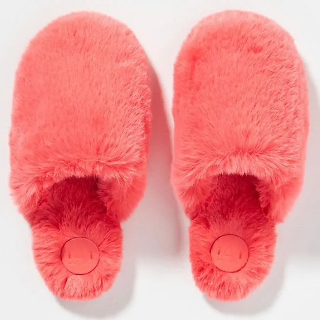 Anthropologie Faux Fur Slippers photo 1