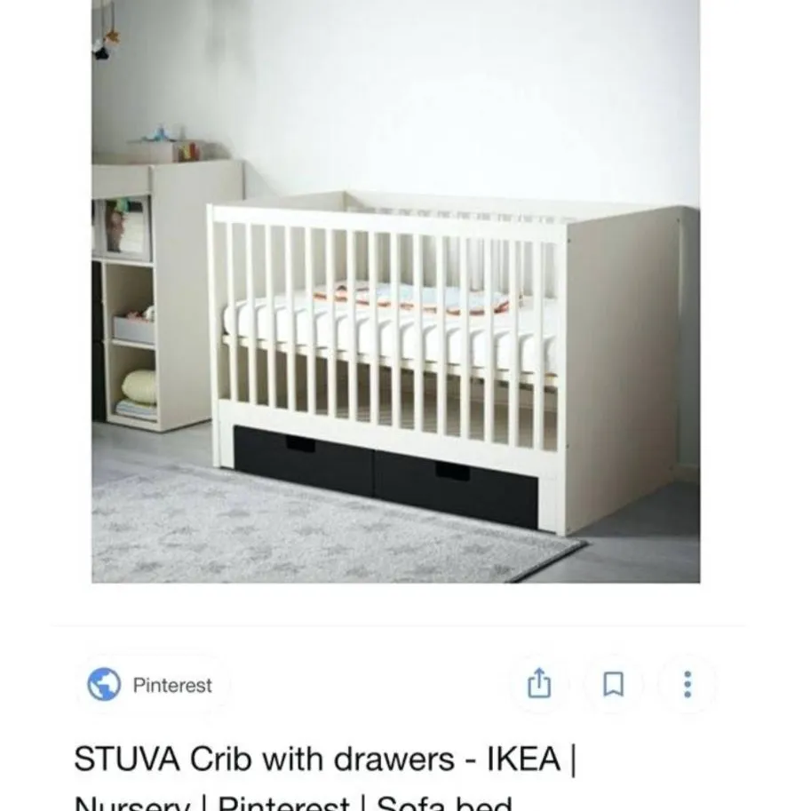 Ikea Crib/Toddler Bed With Storage photo 6
