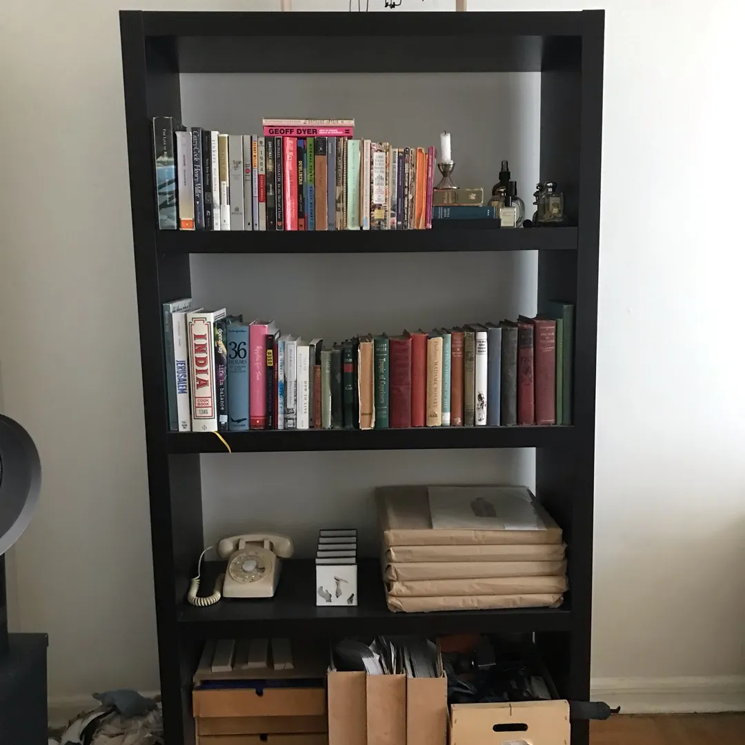 Black IKEA Bookshelf photo 1