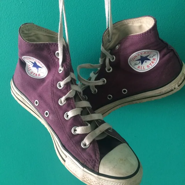 Purple Converse photo 3