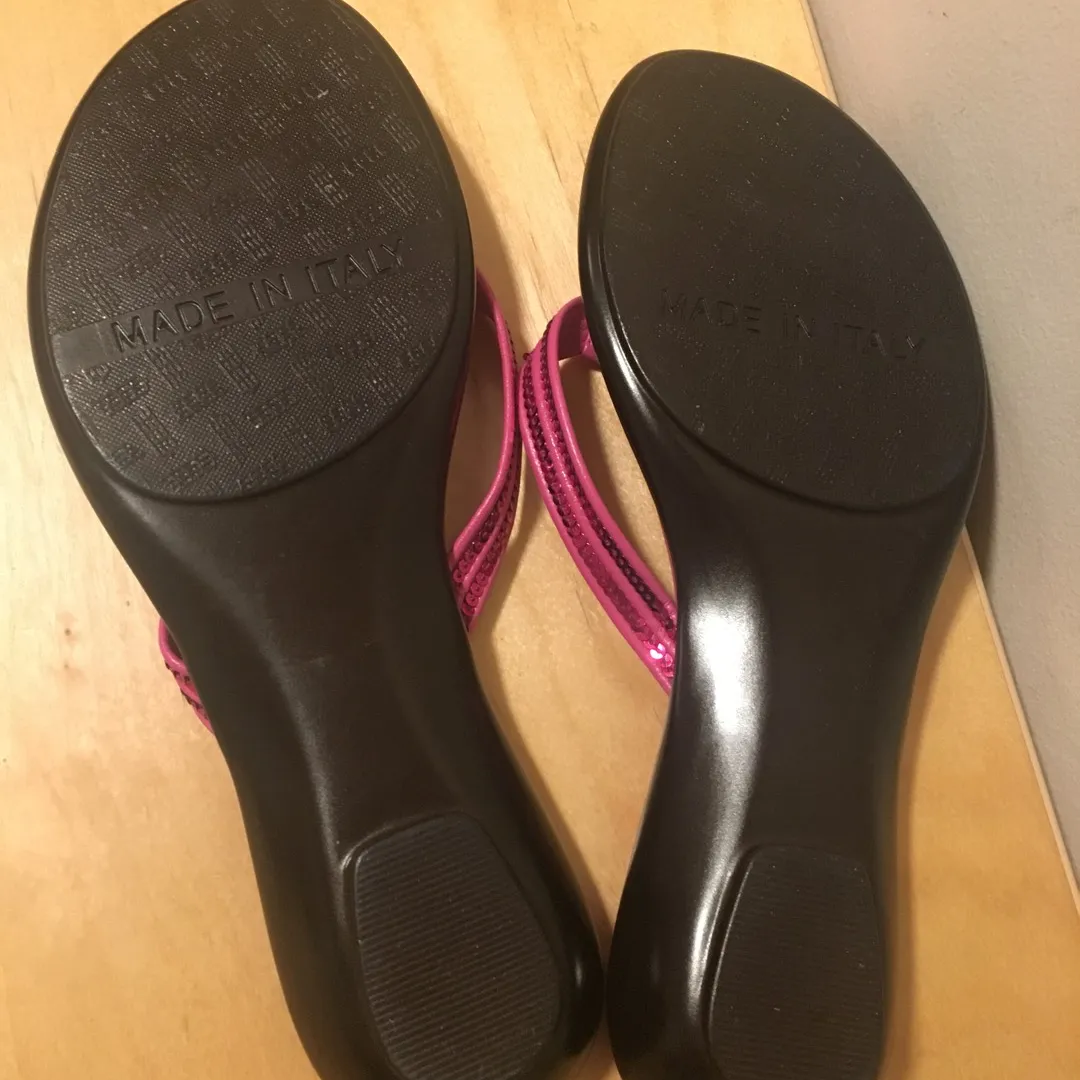 New Nine West Sandals, Size 5, Made In Italy photo 5