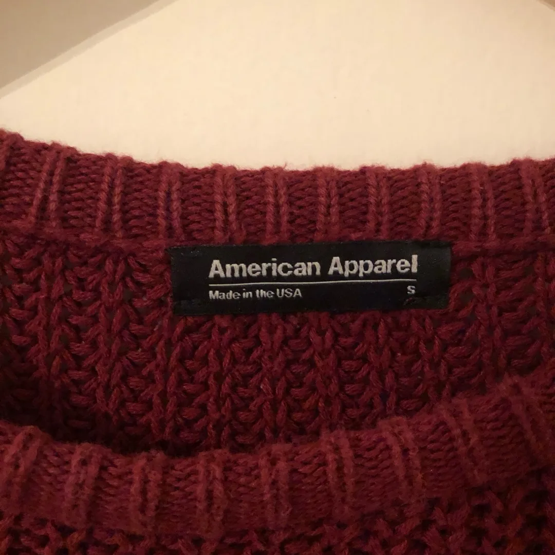 America Apparel Knit Sweater photo 3