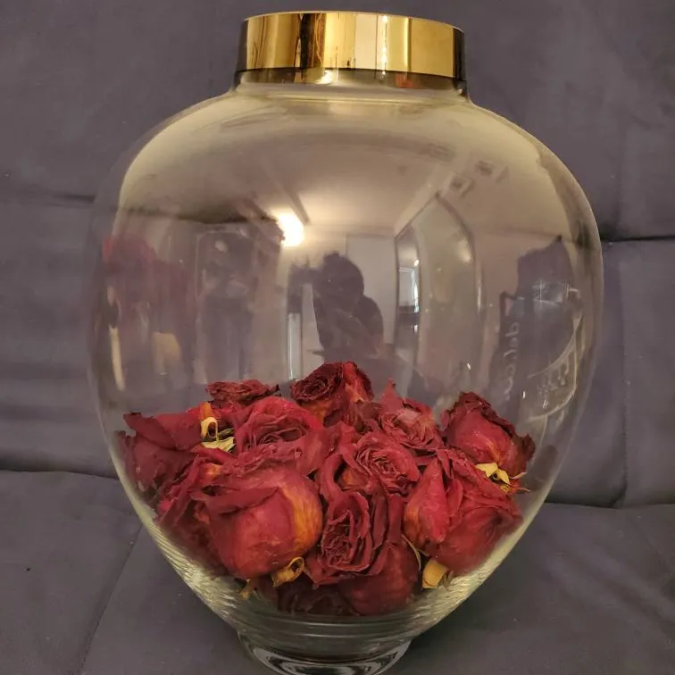 Dried Roses And/ Or Vase photo 1