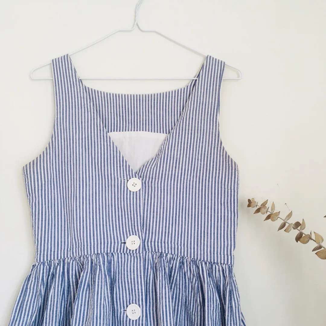 💎 Pinstripe American Apparel Dress photo 4