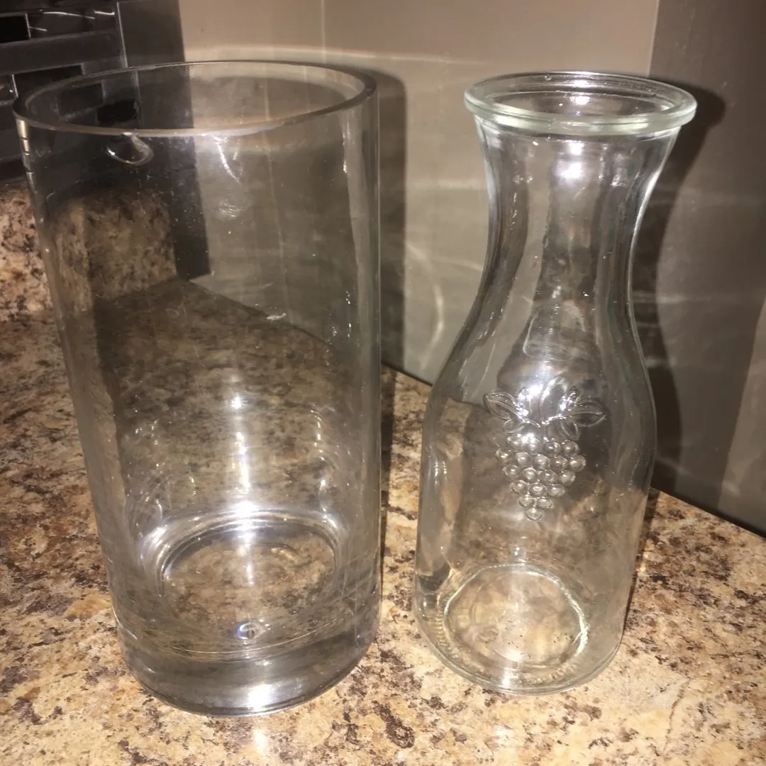 Assorted Glass Vases photo 1
