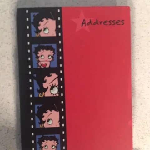 Small Betty Boop Address Book FREE WITH TRADE photo 1