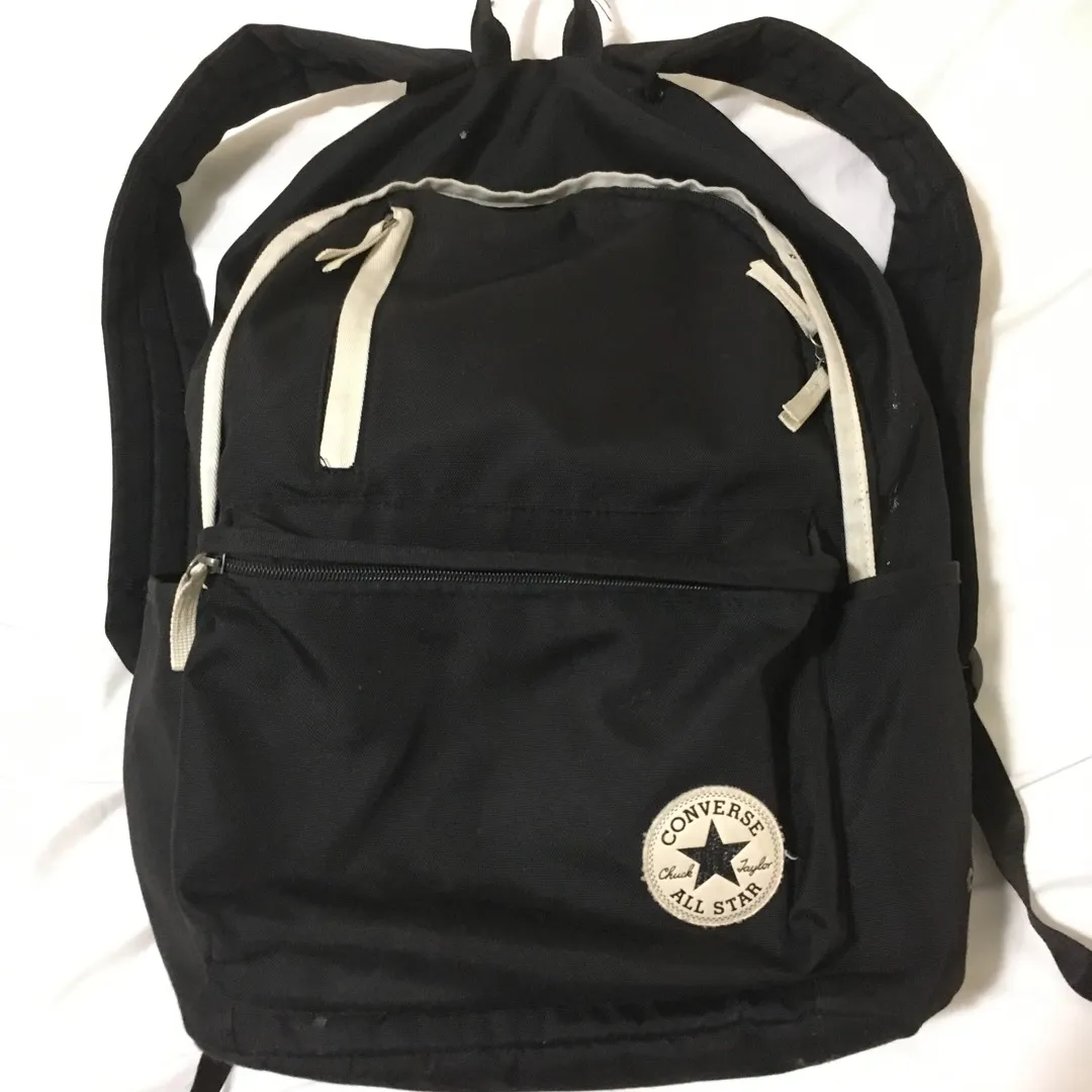 Black Converse Backpack photo 1