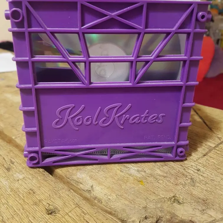 Kool Krates CD Holder Or Mini Lil' Milk Crate Style Container photo 1
