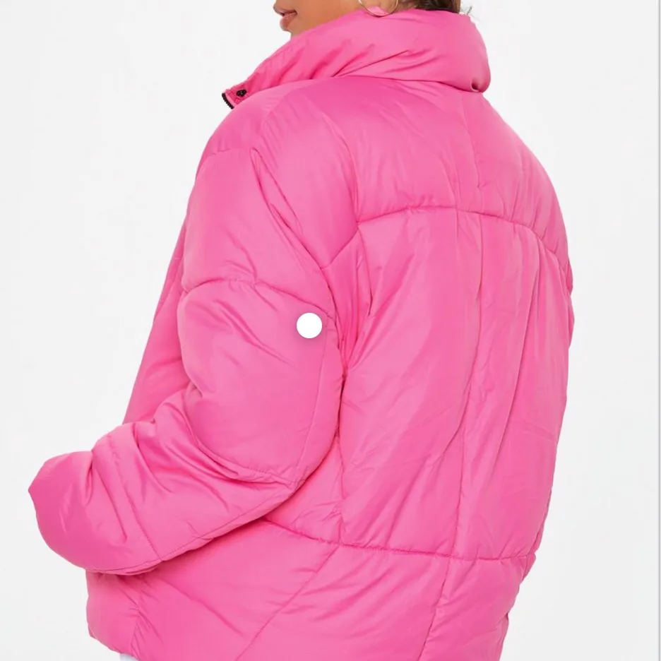 Missguided Pink Oversize Puffer photo 1