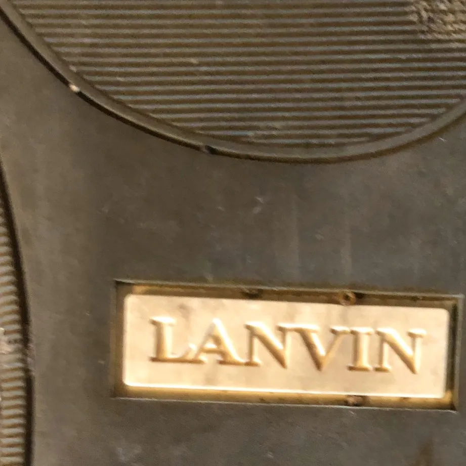 men’s Lanvin leather ,suede high tops sz 10.5 photo 6