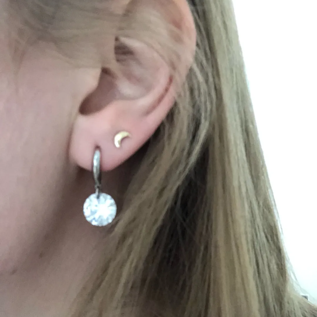 Faux Diamond earrings photo 3