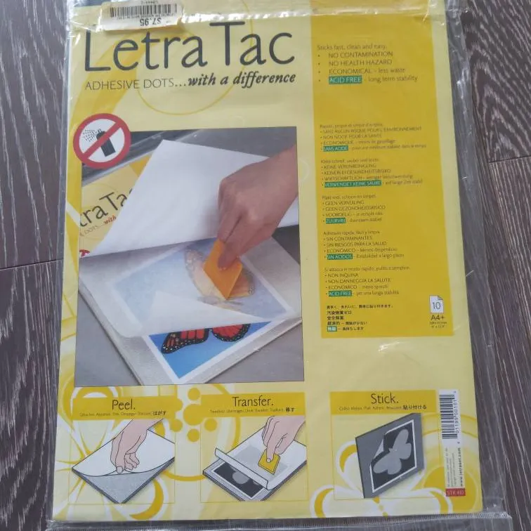 Letratac - Adhesive Print Mounting photo 1