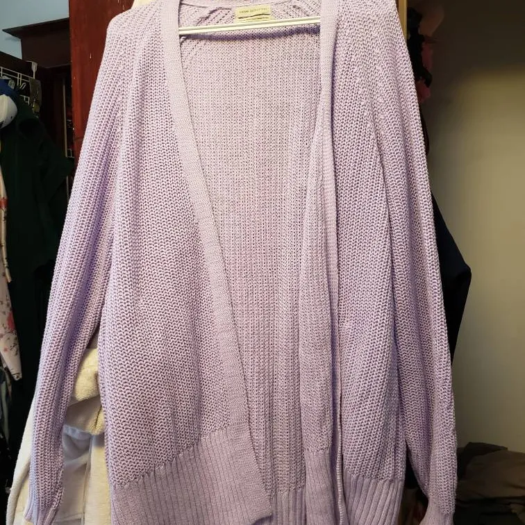 Urban Outfitters Purple Oversized Cardigan photo 1