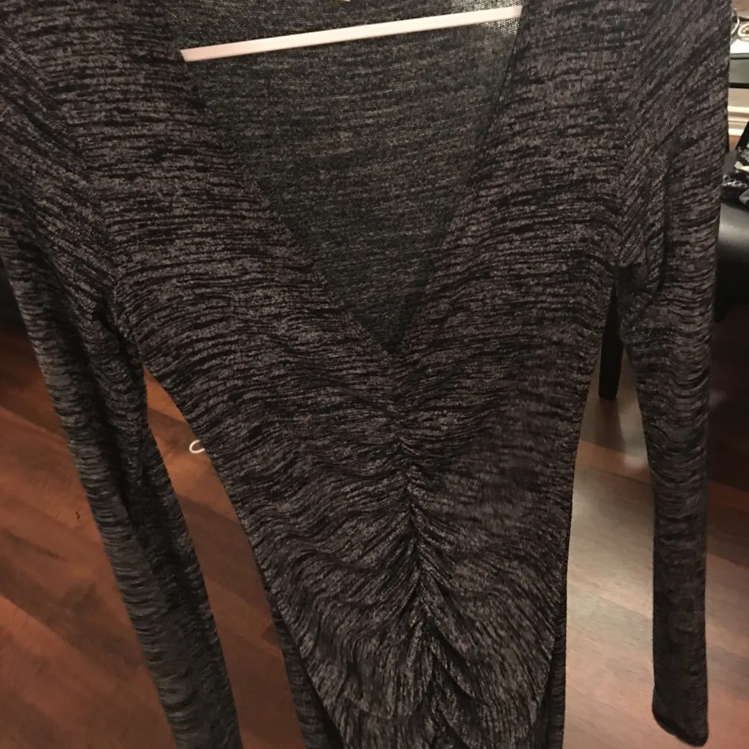 Aritzia Wilfred Free Sweater Dress 👗 -XS- Heather Grey Perfe... photo 3