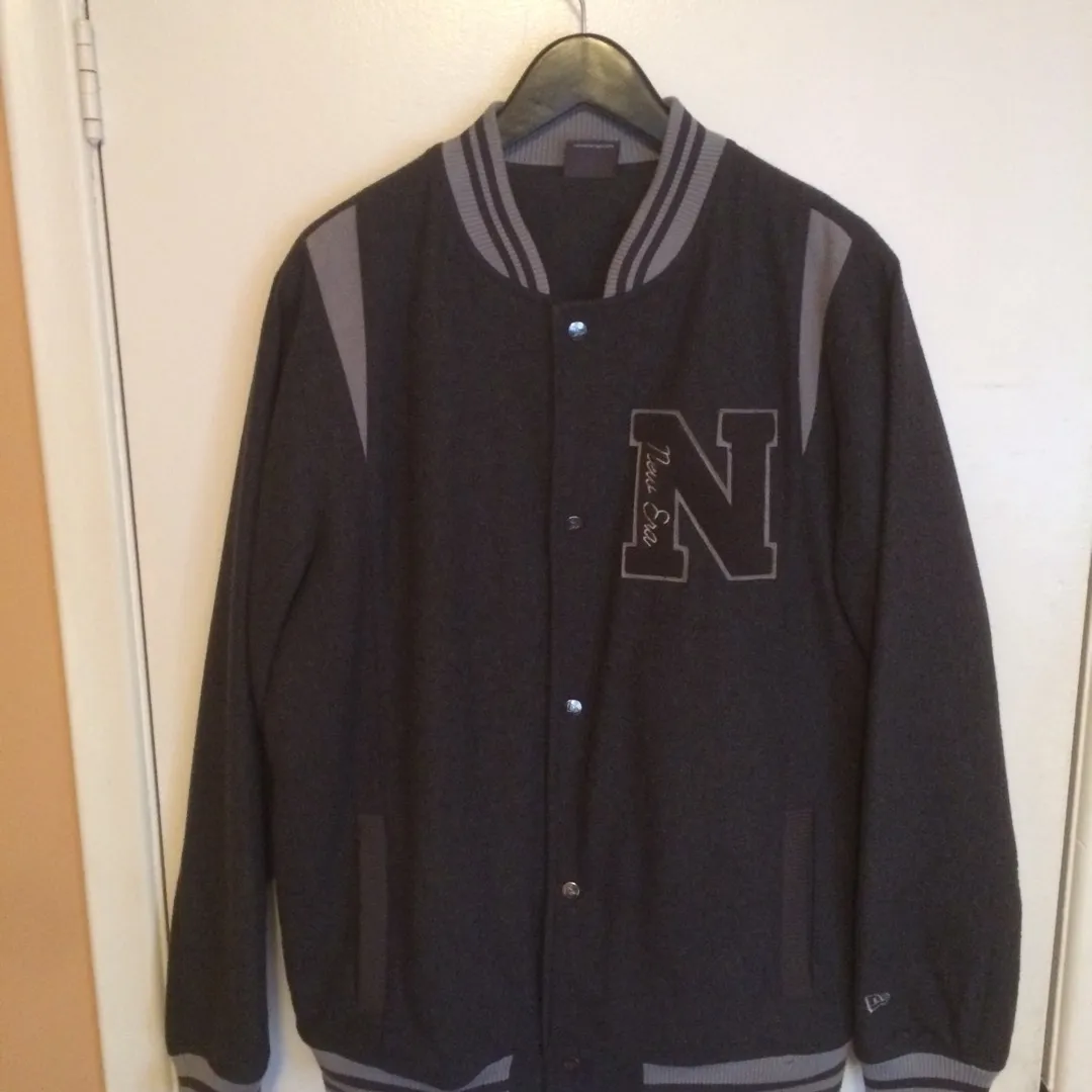 new era varsity jacket size medium photo 1