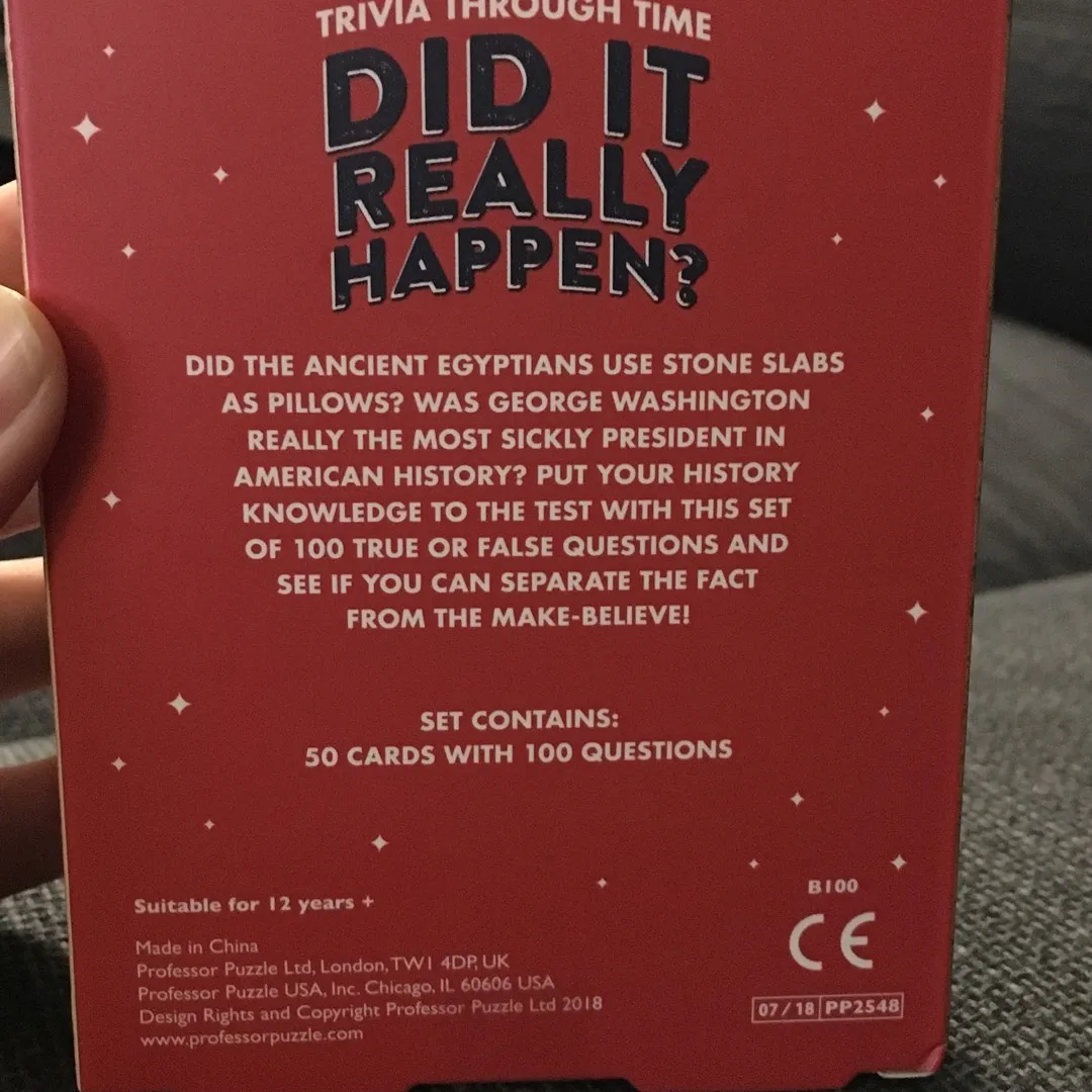 Did It Really Happen Trivia Game #giftit photo 3