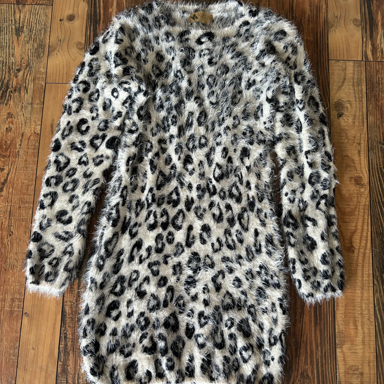 Size S Katsumi fuzzy leopard dress  photo 1