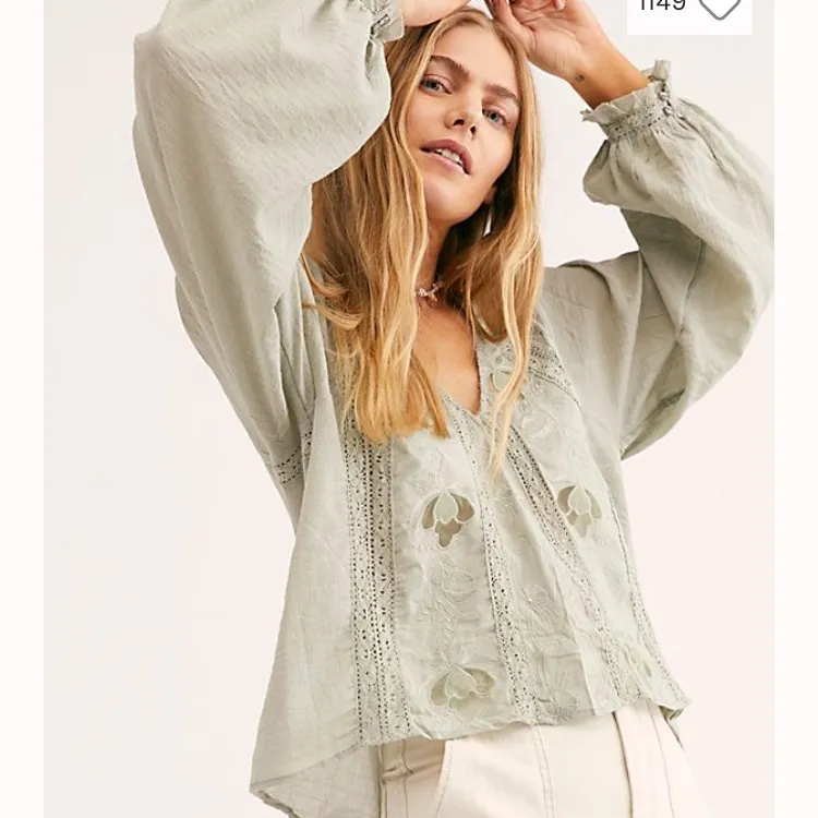 Free People Sivan Embroideried Blouse size S photo 1