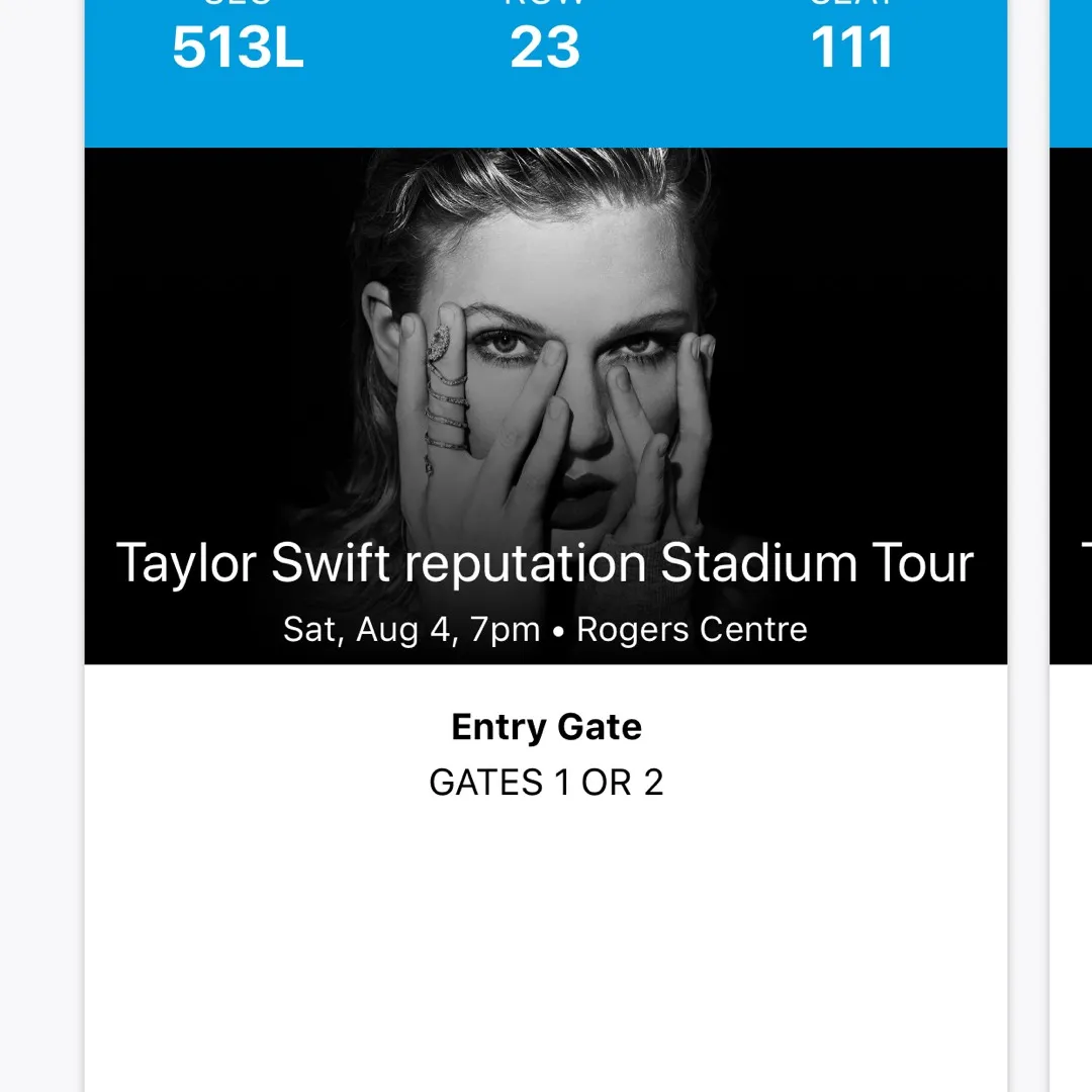 Taylor Swift Tickets - Sat Aug 4 photo 1
