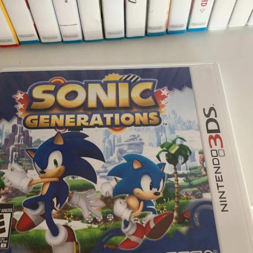 SONIC GENERATIONS NINTENDO 3DS photo 1