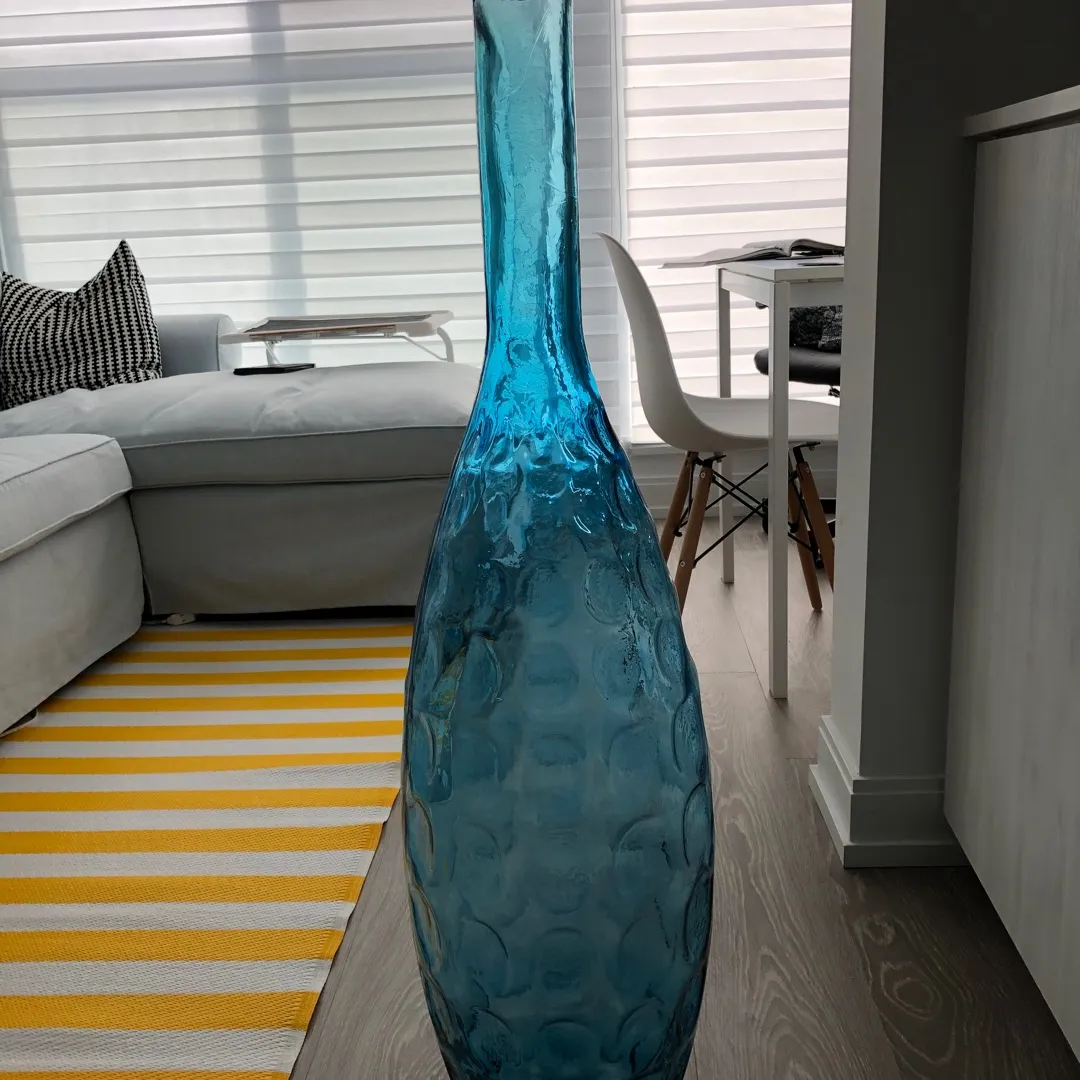 Blue Glass Vase photo 1
