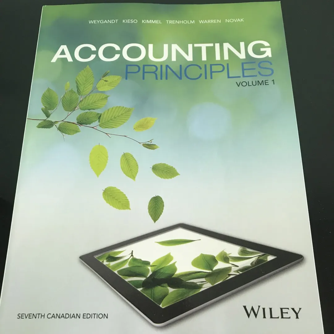 Accounting Principles Vol. 1 Textbook photo 1