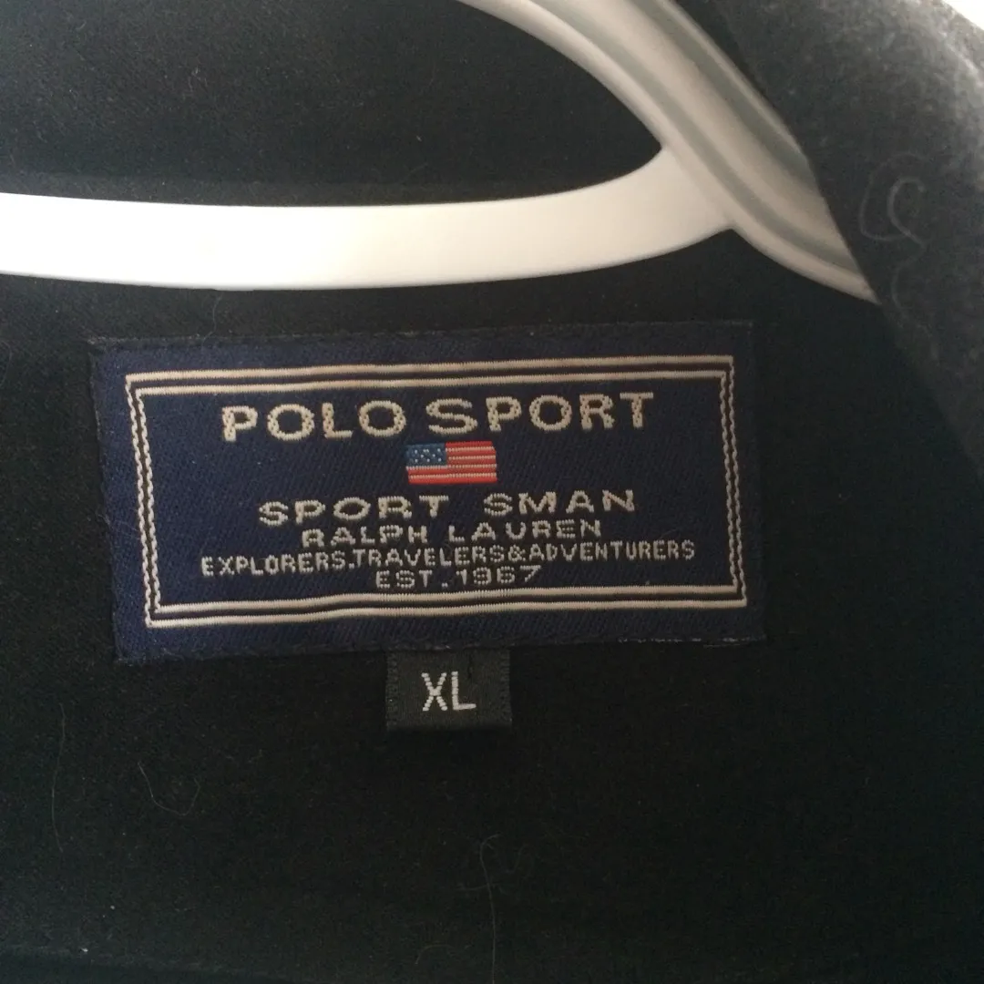 Black Ralph Lauren Polo Sport Jacket (Size XL) photo 3
