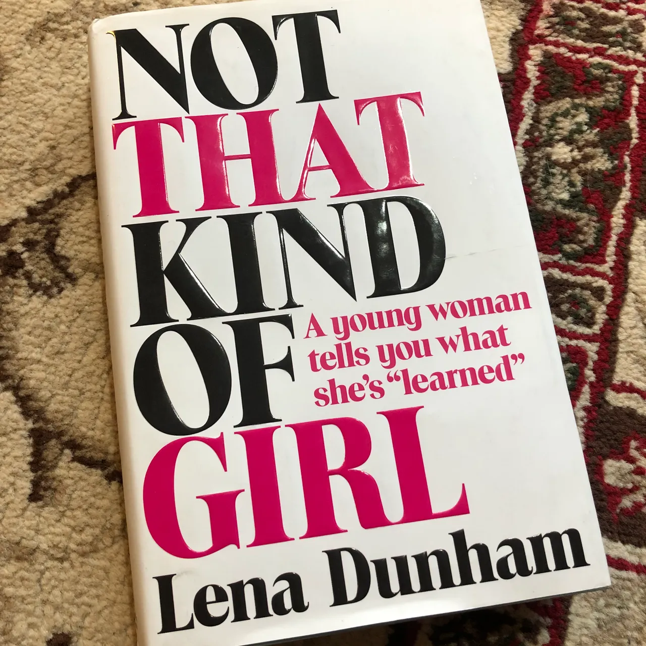 Not That Kind of Girl hardcover photo 1