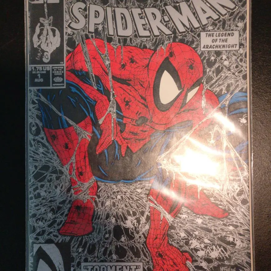 #1 Spiderman Comic Book - Silver Edition 1990 photo 1