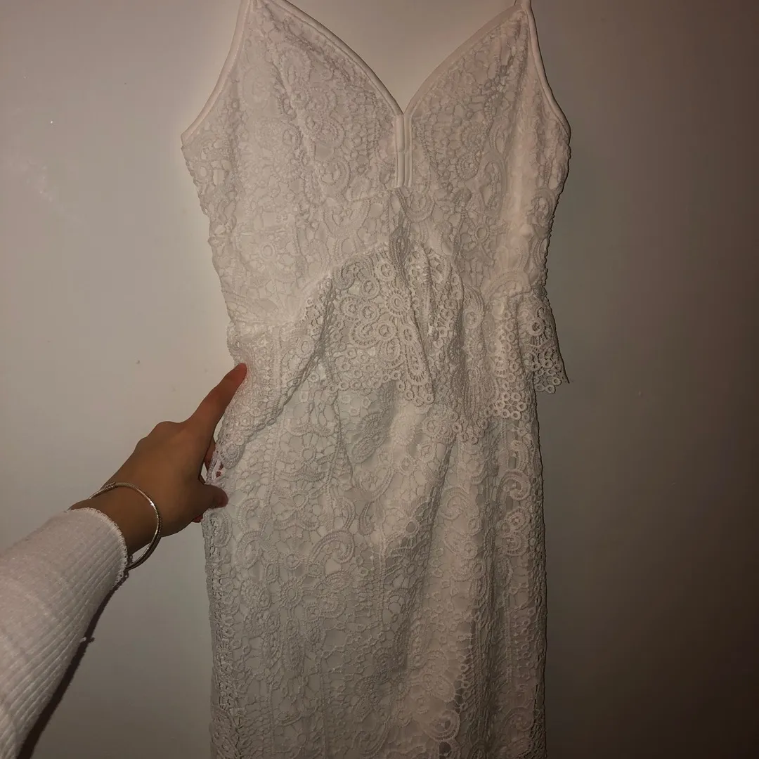 Brand New White Lace Summer Dress photo 1
