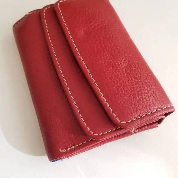 Red Leather Wallet photo 1