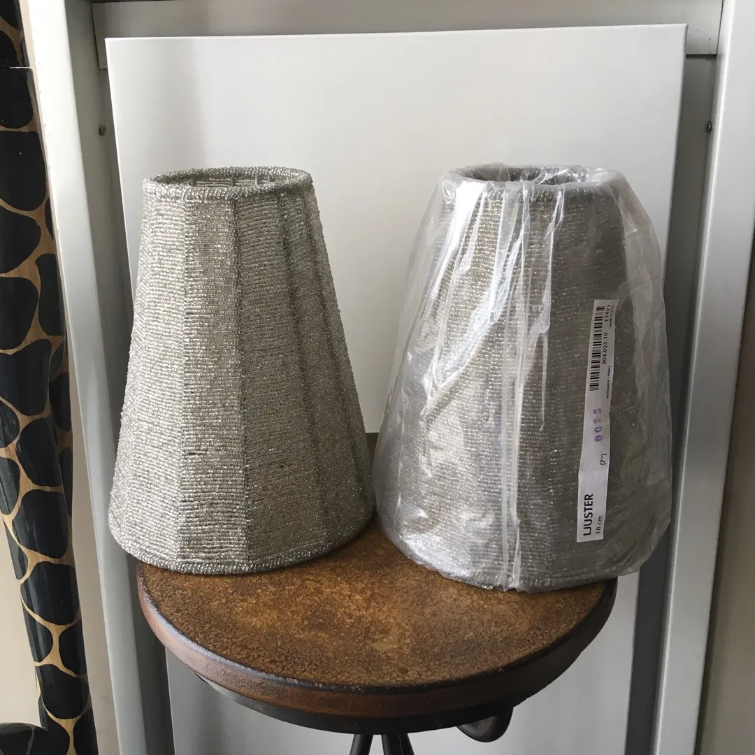 IKEA “LJUSTER” Beaded Lamp Shades photo 1