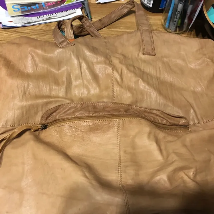 Huge Topshop Leather Bag photo 1