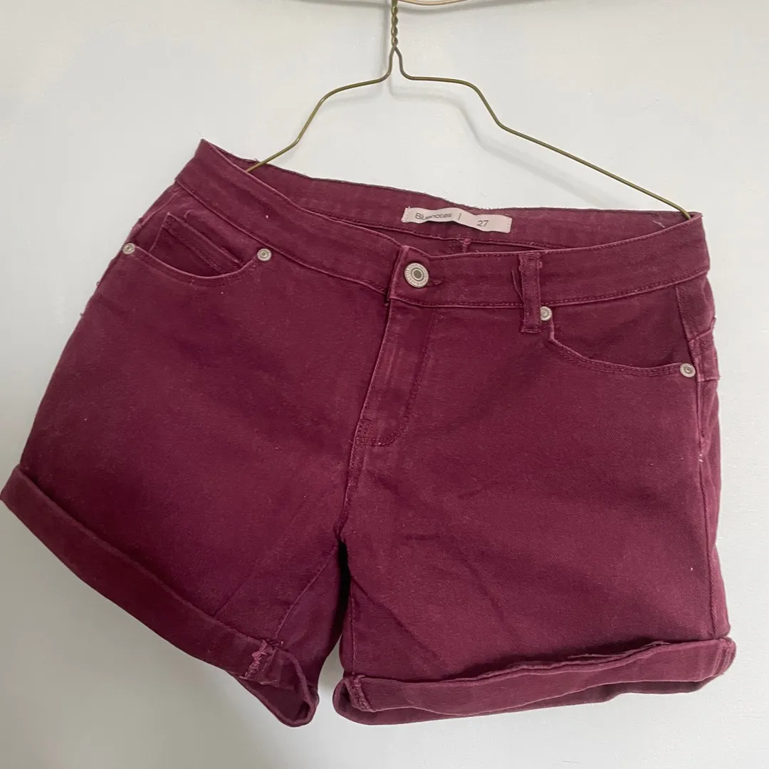 bluenotes maroon shorts photo 1