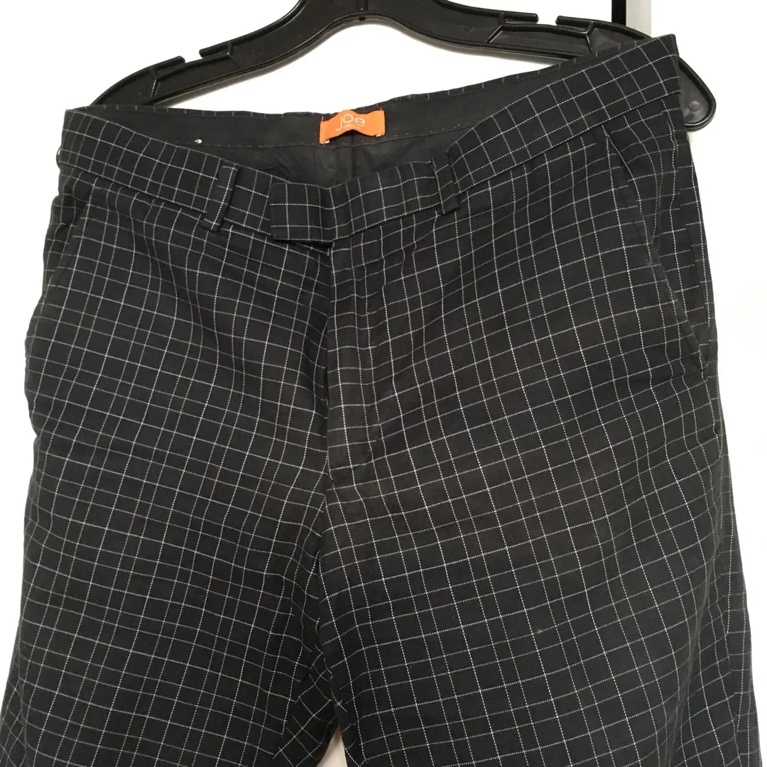 Men’s Joe Fresh Grid Pants Size 32 photo 1