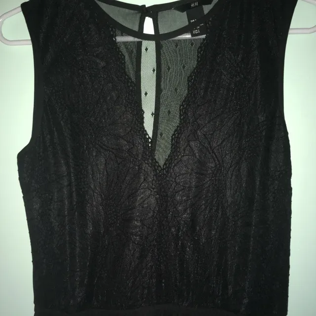 Black Floor Length H&M Dress Size S photo 1