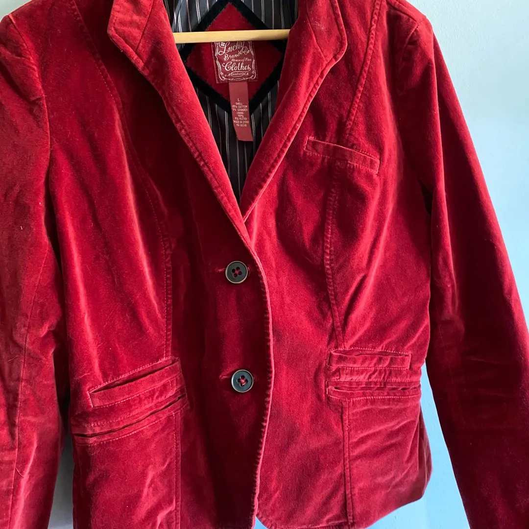 Red Suede Jacket photo 1